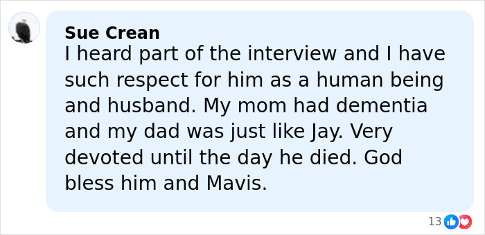 Comment about Jay Leno left speechless by question on getting a girlfriend while wife struggles with dementia.