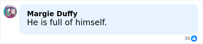 Screenshot of a social media comment by Margie Duffy reacting to Brooklyn Beckham family feud legal letter.