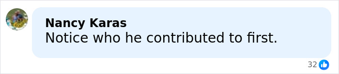 Comment on social media discussing Bill Ackman&rsquo;s controversial donation to an ICE agent, highlighting public reaction.