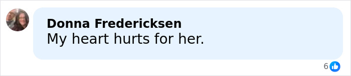Comment by Donna Fredericksen expressing sympathy after Melissa Gilbert&rsquo;s husband surrendered to police.