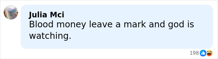 Screenshot of a social media comment criticizing the ICE agent who attacked Renee Good amid online fundraiser controversy.