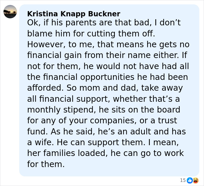 Comment from David Beckham&rsquo;s ex-assistant reacting to Brooklyn Beckham&rsquo;s viral family rift revelation online.