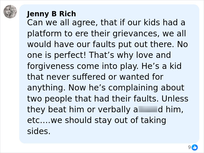 Comment from David Beckham&rsquo;s ex-assistant reacting to Brooklyn Beckham&rsquo;s viral family rift revelation on social media.