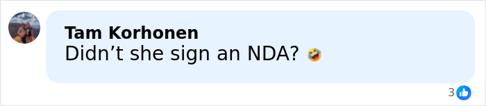 Screenshot of a social media comment reacting to Brooklyn Beckham&rsquo;s viral family rift revelation.