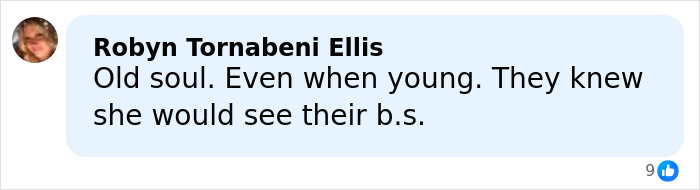 Comment by Robyn Tornabeni Ellis discussing insight and awareness related to Jodie Foster and Hollywood predators.