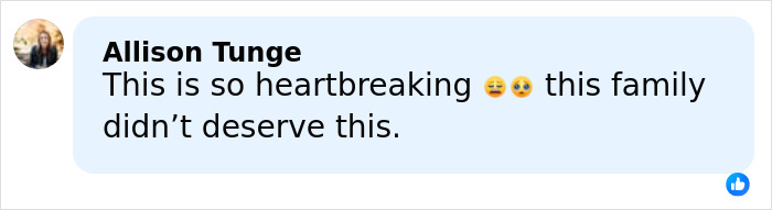 Comment expressing heartbreak over detained father not allowed to attend his son&rsquo;s funeral, highlighting family&rsquo;s tragic situation.