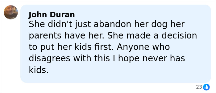 Comment on Jennifer Lawrence sparks fury after revealing why she rehomed her pet, defending her decision to prioritize her kids. Comment on Jennifer Lawrence sparks fury after revealing why she rehomed her pet, defending her decision to prioritize her kids.