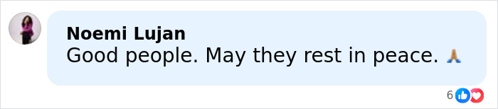 Screenshot of comment by Noemi Lujan mourning victims; Rob Reiner wife Michele email referenced Screenshot of comment by Noemi Lujan mourning victims; Rob Reiner wife Michele email referenced