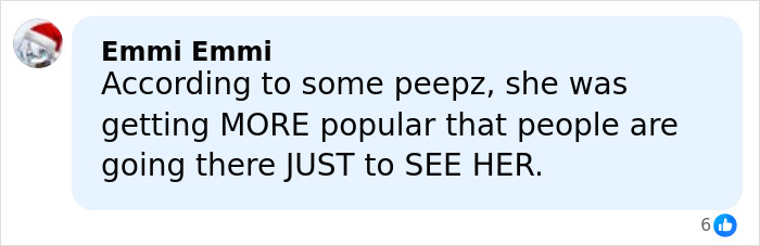 Comment by Emmi Emmi discussing the viral Evil Queen's growing popularity before getting fired from Disneyland.