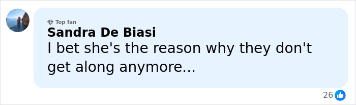 Comment from Sandra De Biasi speculating on Nicola Peltz's tattoo sending a pointed message to the Beckham family.