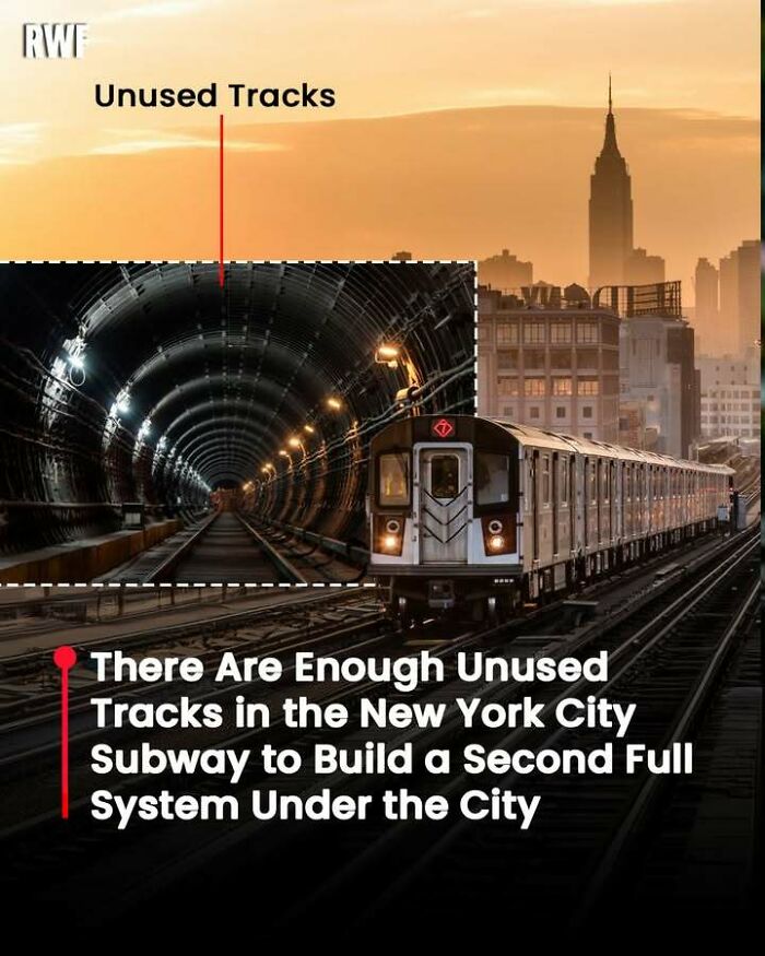 Unused tracks in New York City subway highlight fascinating facts that linger in your head for days about urban transit systems.