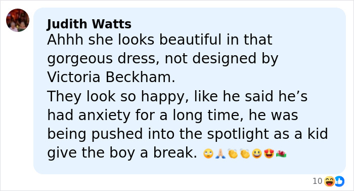 Comment discussing Beckham family feud mentioning Brooklyn&rsquo;s prenup tying him to the Peltz family dynamics.