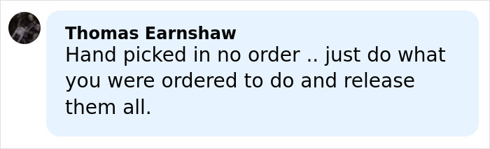 Comment by Thomas Earnshaw criticizing DOJ on Epstein files release, discussing secret deals and prosecution escape. Comment by Thomas Earnshaw criticizing DOJ on Epstein files release, discussing secret deals and prosecution escape.