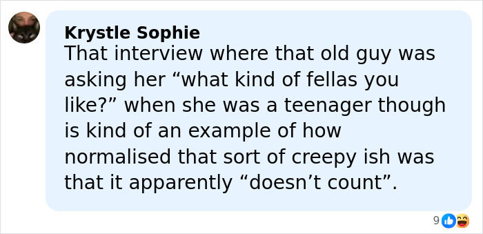 Comment about an interview highlighting Jodie Foster&rsquo;s experience and how she was saved from Hollywood predators as a child.