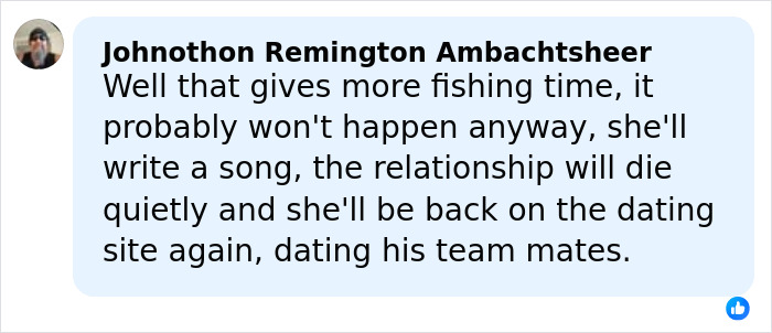 Facebook comment about Taylor Swift's wedding to Travis Kelce possibly being called off due to Blake Lively.