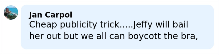 Comment by Jan Carpol criticizing a publicity trick and suggesting a boycott of the lingerie line by Sydney Sweeney.