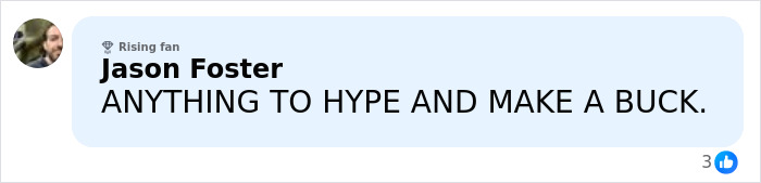 Comment by Jason Foster expressing criticism and mentioning hype related to Sydney Sweeney lingerie launch.