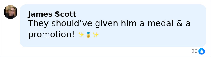 Comment by James Scott expressing support for a fired SF bartender after viral response to drunken customer incident