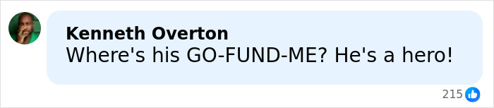 Comment by Kenneth Overton calling for a GoFundMe to support fired San Francisco bartender after viral response to drunken guest.
