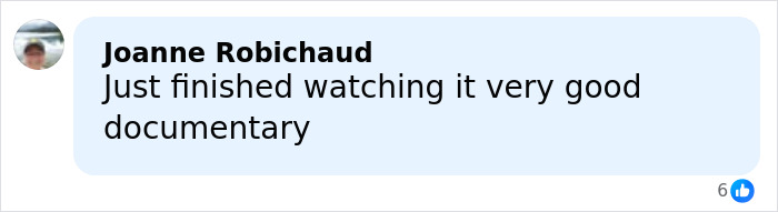 Screenshot of a social media comment praising the Elizabeth Smart Netflix documentary Kidnapped as a very good documentary.