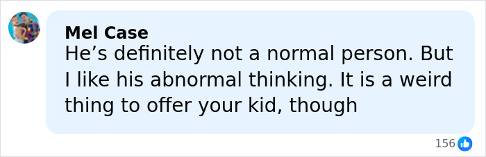 Screenshot of a social media comment discussing Dax Shepard&rsquo;s talk with his 11-year-old daughter about freezing her eggs.