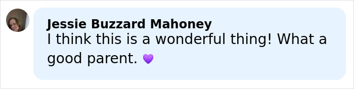 Screenshot of a comment praising Dax Shepard's talk with his 11-year-old daughter about freezing her eggs as a wonderful parenting moment.