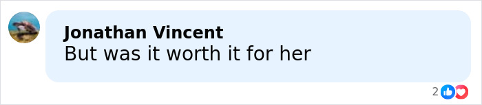 Screenshot of a social media comment discussing Emilia Clarke revealing she broke a rib during filming an intimate scene.