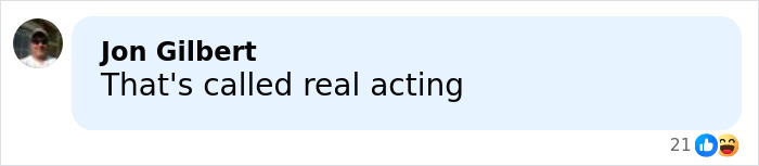 Screenshot of a social media comment praising Emilia Clarke's acting after she revealed breaking a rib filming an intimate scene.