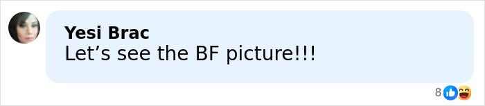 Comment from Yesi Brac asking to see the boyfriend picture related to jealous girlfriend accused of gym fight.