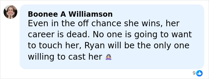 Commenter Boonee A Williamson expresses doubts about Blake Lively&rsquo;s career after leaked audio causes fan backlash.