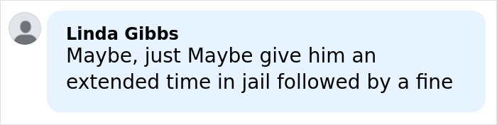 Comment from Linda Gibbs in a social media post discussing the viral male version of Karen public meltdown incident.