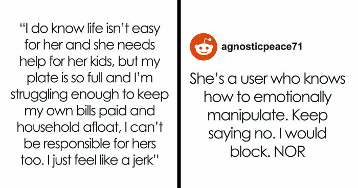 Woman Has Second Thoughts About Helping Friend In Need After She Starts Feeling Used