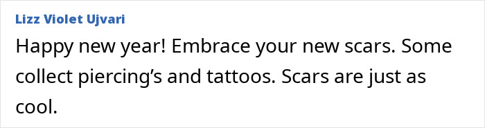 Pink shares a heartfelt message reflecting on new scars and healing after spending New Year&rsquo;s Eve alone in hospital.