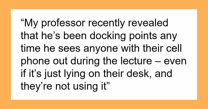 College Professor Reveals He Has A Secret Rule He Had All Semester, Students Freak Out
