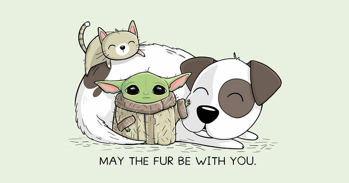 This Artist Makes Wholesome Pun Illustrations Featuring Animals And Objects (32 Pics)