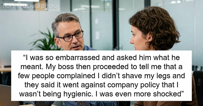 HR Sets Meeting With 21YO After Boss Calls Her Out For Not Shaving Her Legs And She Retorts