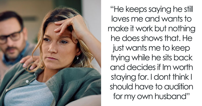 Husband Tells Pregnant Wife He Never Loved Her, Gets Mad When She Won’t Audition To Win Him Back