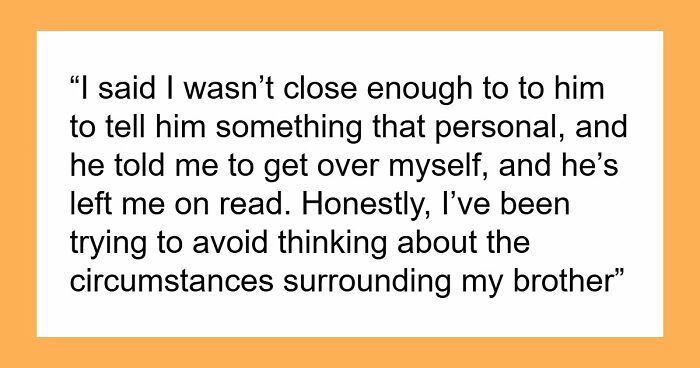 Teen Stays Silent About Late Brother As Friend Pushes It, Ends Up Accused of Embarrassing Him