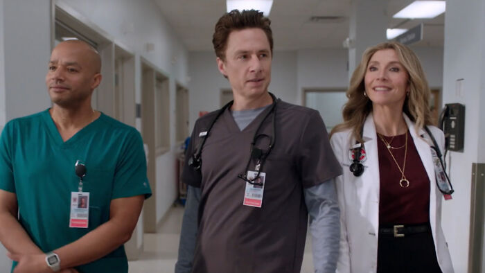Three medical professionals walking down a hospital corridor, related to every TV show release date in February 2026. Three medical professionals walking down a hospital corridor, related to every TV show release date in February 2026.