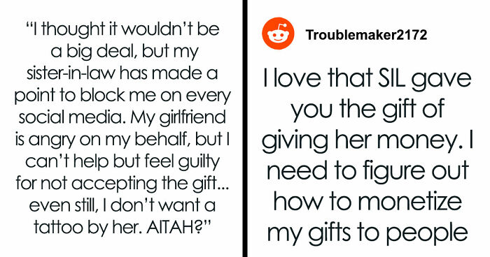 “Ultimate Narcissist”: Woman Gives $100 Off A Tattoo Made By Her As Gift, Mad As SIL Won’t Use It