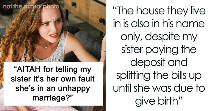 Lady Thinks She’s Won Over Sis For Ending Up With “Alpha Male,” Regrets It After Having His Baby