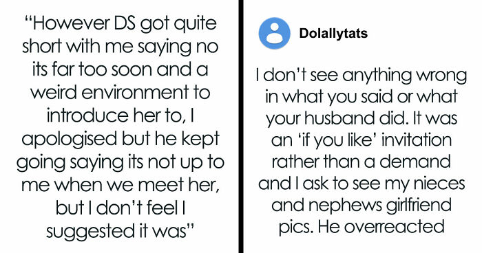 Mom Thinks She’s Welcoming By Inviting Son’s GF To Dad’s Party, He Reacts Like She Rushed A Proposal