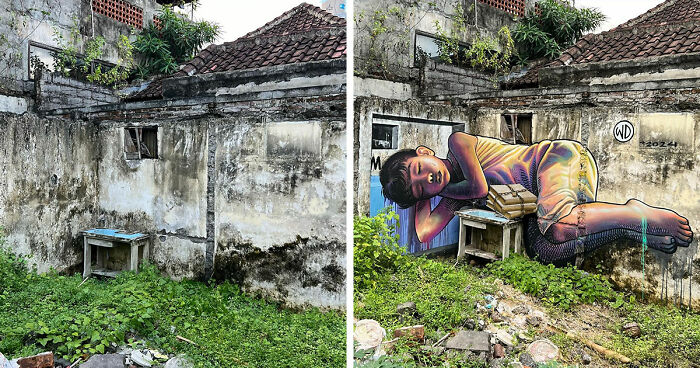 This Artist Paints Realistic 3D Murals On Dull Building Walls (20 New Pics)