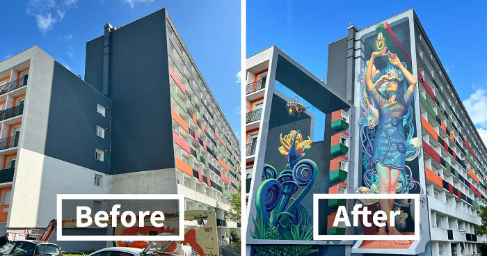 This Artist Paints Realistic 3D Murals On Dull Building Walls (20 New Pics)