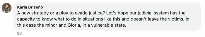 Comment discussing a father slammed for changing gender identity to avoid child support, questioning justice system response.
