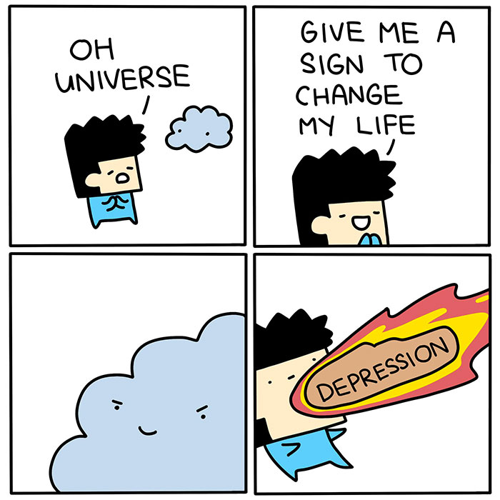 This Artist’s Comics Take A Witty Yet Dark Look At Life, Here Are 38 Of His Latest Ones