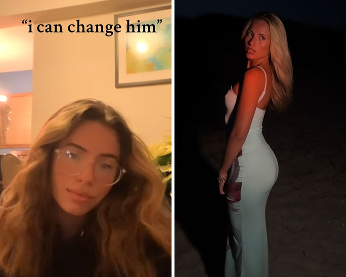 Two women showing different emotions, illustrating how women change after a breakup, for better or worse.