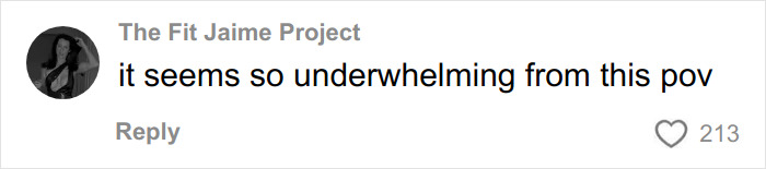 Comment on social media by The Fit Jaime Project expressing disappointment from a point of view, related to Timoth&eacute;e Chalamet using Kylie's BBL at Critics' Choice Awards.