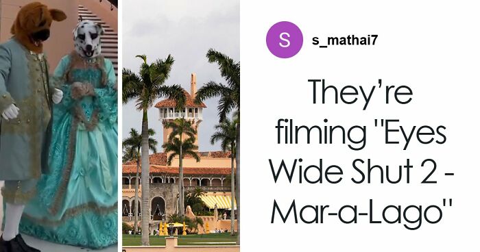 “Creepy” Mar-a-Lago Event With People In Dog Masks And Old-Time Costumes Blasted, Clip Stuns