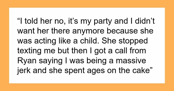 Guest Thinks That Birthday Party Food Restrictions Aren’t For Her, Ends Up Disinvited By The Host